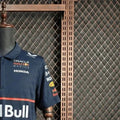 F1 Racing Oracle Red Bull 2025 Black Shirt POLO