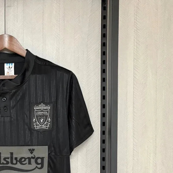 Retro Liverpool 1995 Black jersey Fan Version