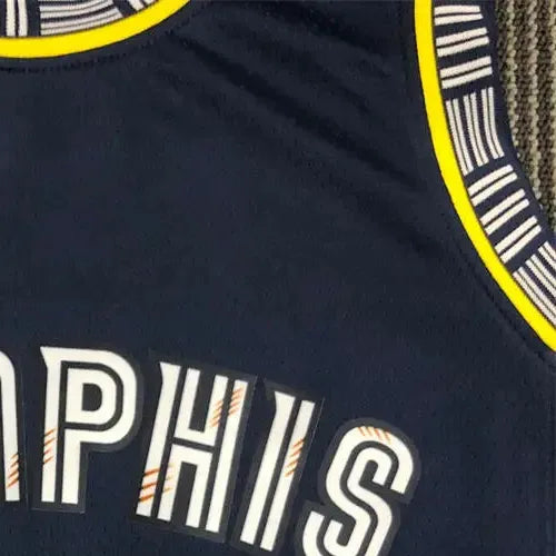 NBA Memphis Grizzies Round Neck Black Jersey MORANT#12 S-XXL