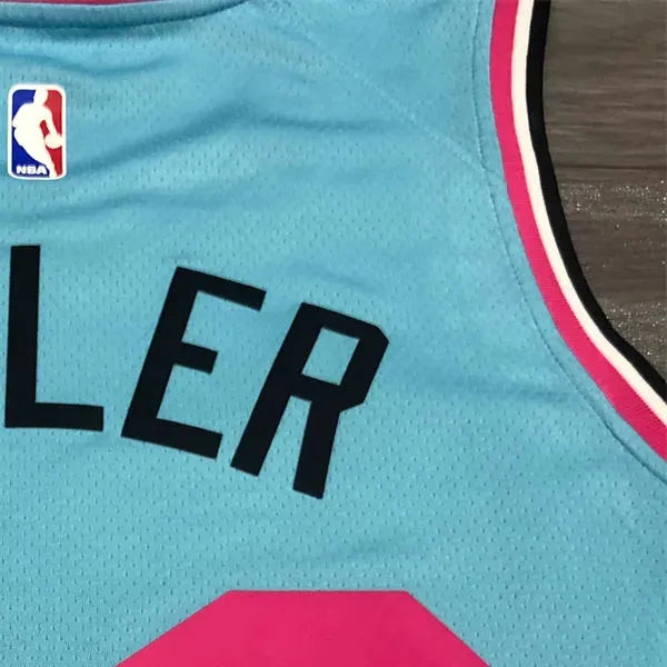 NBA Miami Hearts round neck Light Blue Jersey BUTLER#22 S-XXL