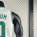 NBA Boston Celtics Round Neck White Jersey TATUM#0 S-XXL