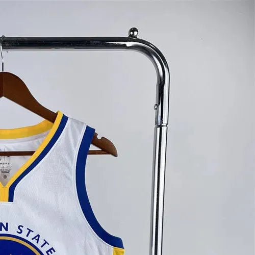 NBA Golden State Warriors 2023 V-Neck White Jersey THOMPSON#11 S-XXL