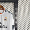 Retro Real Madrid 1314 Long Sleeve Home jersey Fan Version