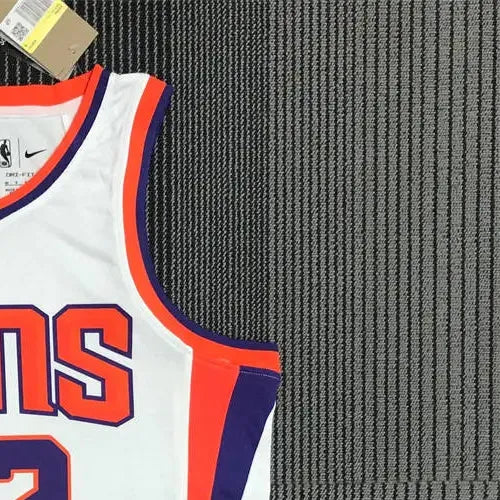 NBA Phoenix Suns V-Neck White 75th Anniversary AYTON#22 jersey S-XXL