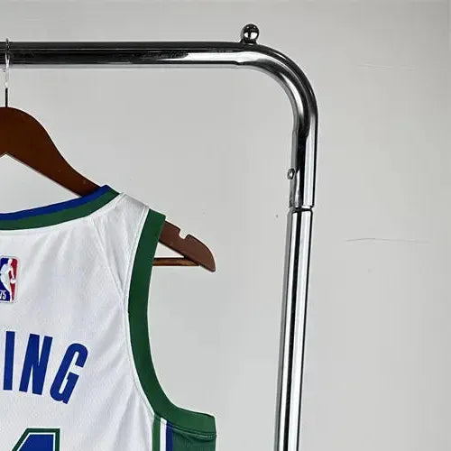 NBA Dallas Mavericks City Edition V-Neck White Jersey IRVING#11 S-XXL