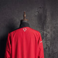 200708 Vintage Style Manchester United Red Windbreaker Sport Unifom