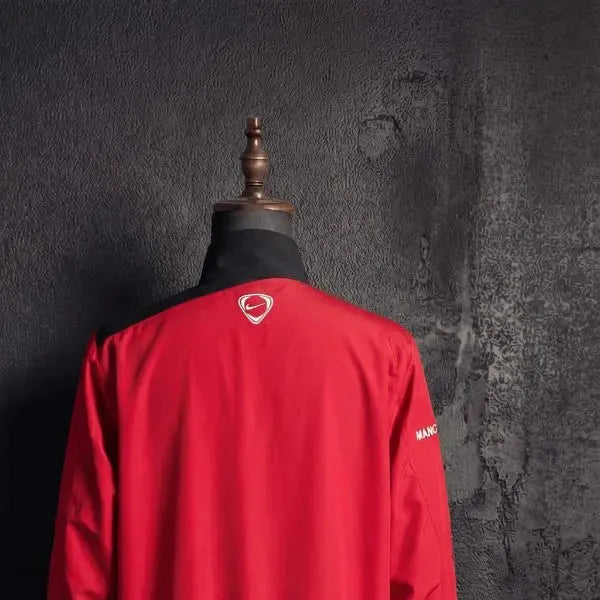 200708 Vintage Style Manchester United Red Windbreaker Sport Unifom