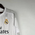 Retro Real Madrid 1516 Long Sleeve Home jersey Fan Version