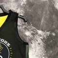 NBA Golden State Warriors V-Neck Black City Edition Jersey WIGGINS#22 S-XXL