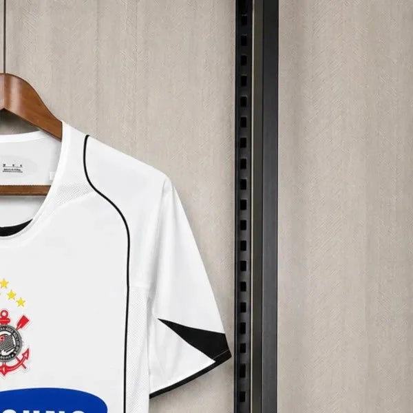 Retro 200506 Corinthians White Jersey Fan Version