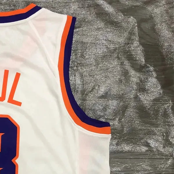 NBA Phoenix Suns V-Neck White jersey PAUL#3 S-XXL
