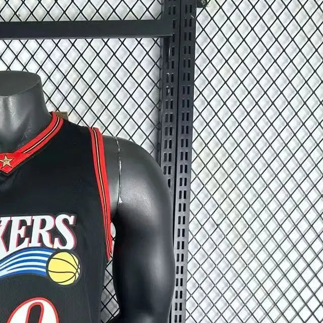 NBA Philadelphia 76ers 2026 Vintage Style Black Jersey MAXEY#0