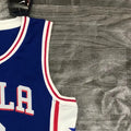 NBA Philadelphia 76ers V-Neck Blue Jersey IVERSON#3 S-XXL