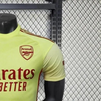 202526 Arsenal Yellow goalkeeper jersey Player Version