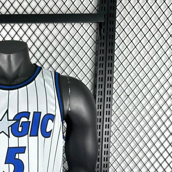 NBA Orlando Magic 2025 Round Neck Home White Jersey BANCHERO#5 S-XXL