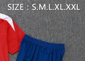 2425 Paris Red Training Set Shirt and Shorts