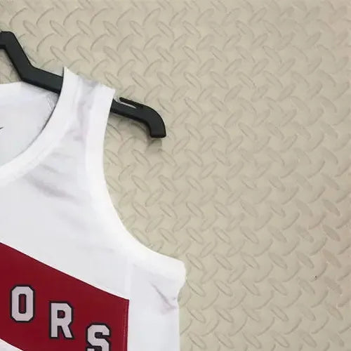 NBA Toronto Raptors V-Neck White Jersey BARNES#4 S-XXL