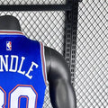 NBA New York Knicks 2024 JORDAN Edition Round Neck Blue jersey RANDLE#30 S-XXL