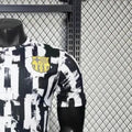 202526 Barcelona Black and White Training jersey Player Version