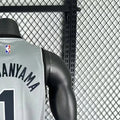 NBA 2026 San Antonio Spurs Grey jersey WENBANYAMA#1