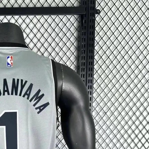 NBA 2026 San Antonio Spurs Grey jersey WENBANYAMA#1