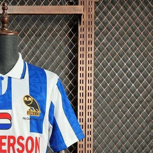 Retro Sheffield Wednesday F.C. 199293 Home jersey Fan Version