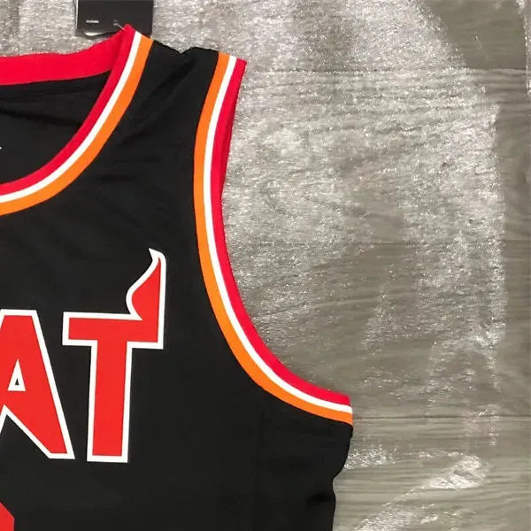 NBA Miami Hearts round neck Black Jersey JAMES#6 S-XXL