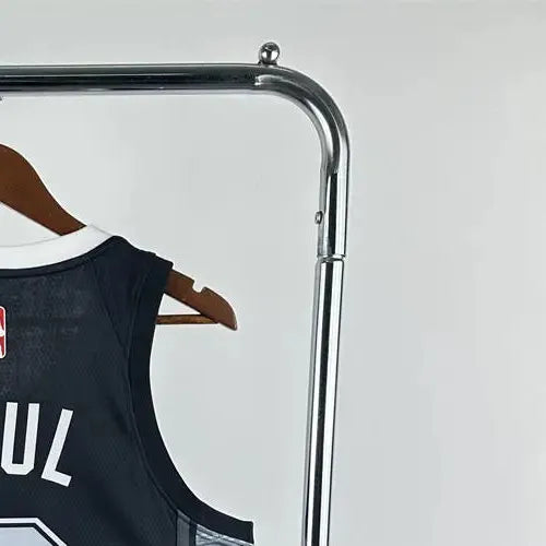 NBA San Antonio Spurs V-Neck Black jersey PAUL#3 S-XXL