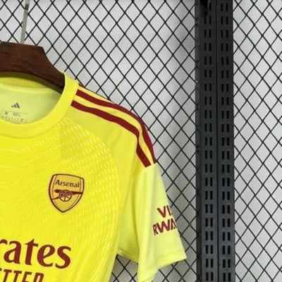 202526 Arsenal Yellow goalkeeper Jersey Fan Version