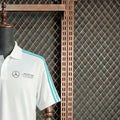 F1 Racing Mercedes-Benz 2025 White POLO