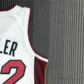 NBA Miami Hearts V-Neck White 75th Anniversary Jersey BUTLER#22 S-XXL