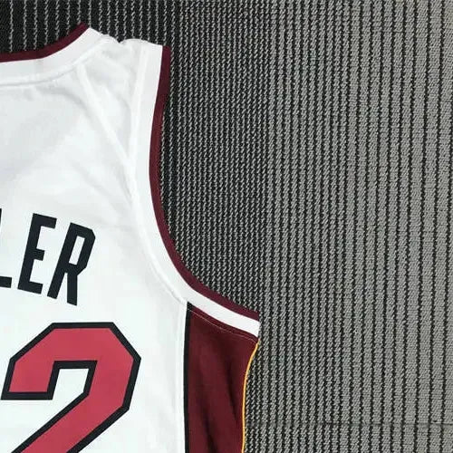 NBA Miami Hearts V-Neck White 75th Anniversary Jersey BUTLER#22 S-XXL