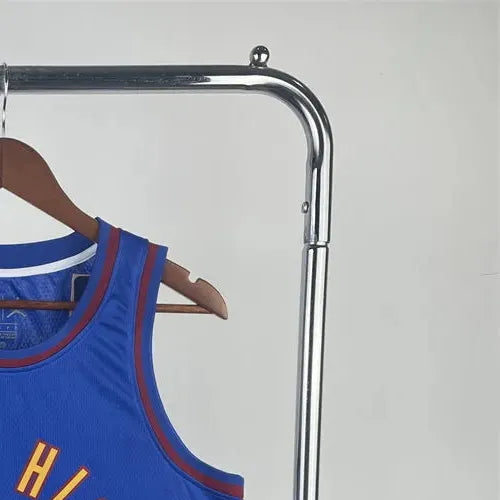 NBA Denver Nuggets 2024 Round Neck Blue jersey Jokić#15 S-XXL