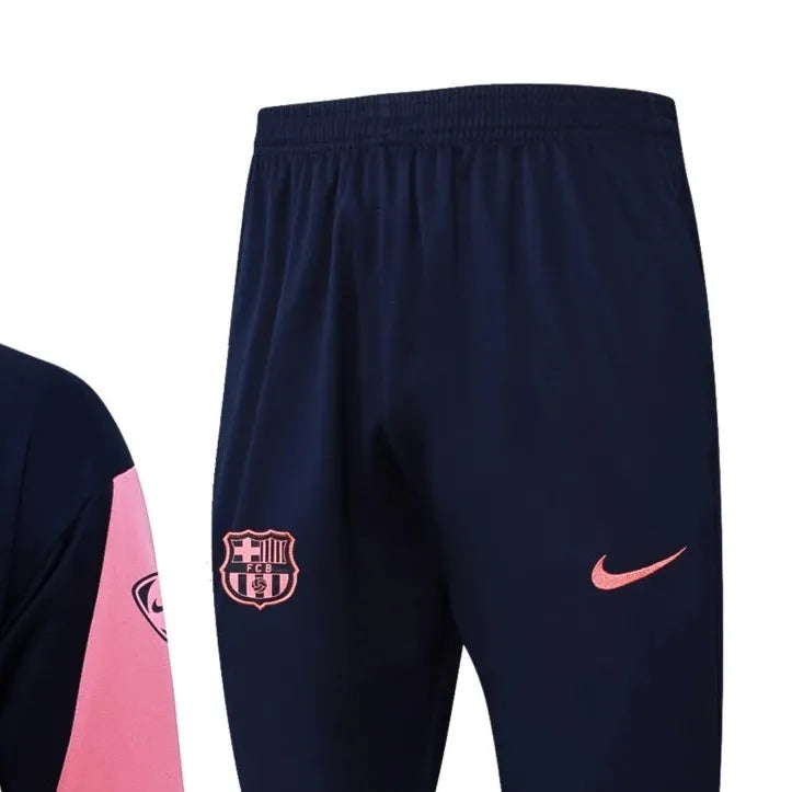 202526 Barcelona cyan Jacket Training Suit Set Football Team Shirt Sports Fashion