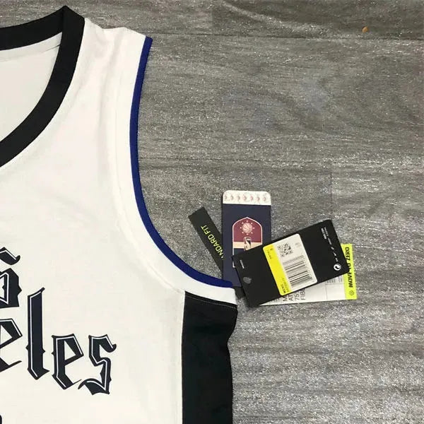 NBA Los Angeles Clippers V neck White Jersey LEONARD#2 S-XXL