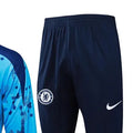2425 Chelsea Take blue Long-sleeved half-pull training kit Football team kit