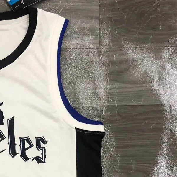 NBA Los Angeles Clippers V-Neck White Jersey RONDO#4 S-XXL