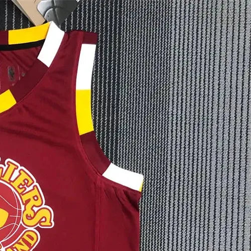 NBA Cleverland Cavaliers V-Neck Red 75th Anniversary GARLAND#10 jersey S-XXL