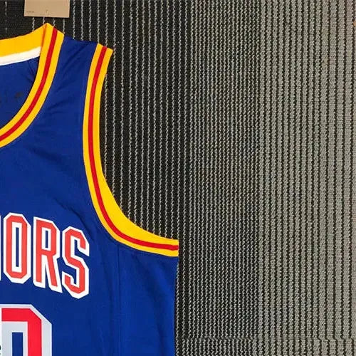 NBA Golden State Warriors V-Neck Mexico Edition 75th Anniversary Blue Jersey CURRY#30 S-XXL