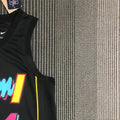 NBA Miami Hearts Round Neck Black 75th Anniversary Jersey HERRO#14 S-XXL