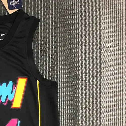NBA Miami Hearts Round Neck Black 75th Anniversary Jersey HERRO#14 S-XXL