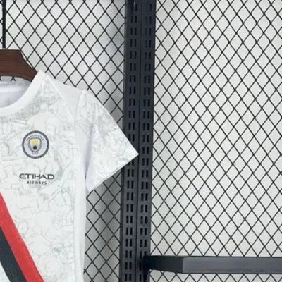 2526 Manchester City Away jersey Kid Kits Size 16-28