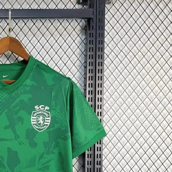202526 Sporting Lisbon Pre-Match Green jersey Fan version