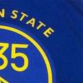 NBA Golden State Warriors V neck Blue Jersey DURANT#35 S-XXL