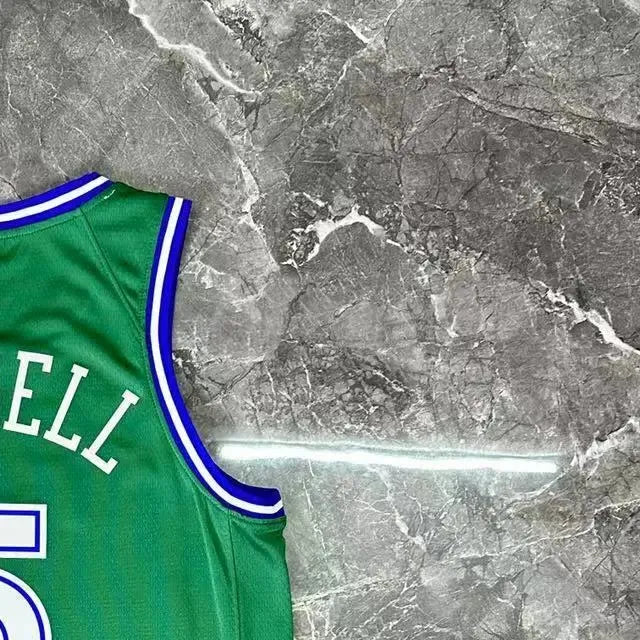 NBA Dallas Mavericks Round Neck Green Jersey RUSSELL#5 S-XXL
