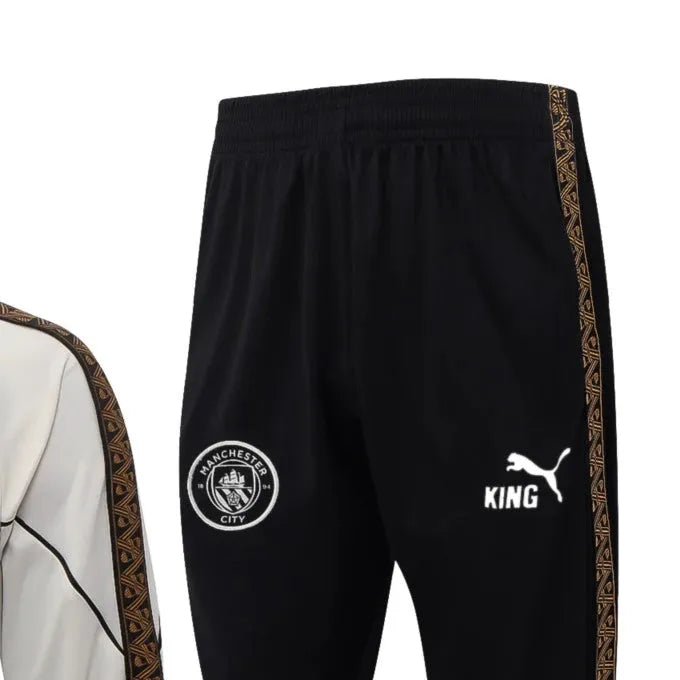 2026 Manchester City Beige Long-sleeved half-pull training kit