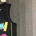 NBA Miami Hearts Round Neck Black 75th Anniversary Jersey BUTLER#22 S-XXL