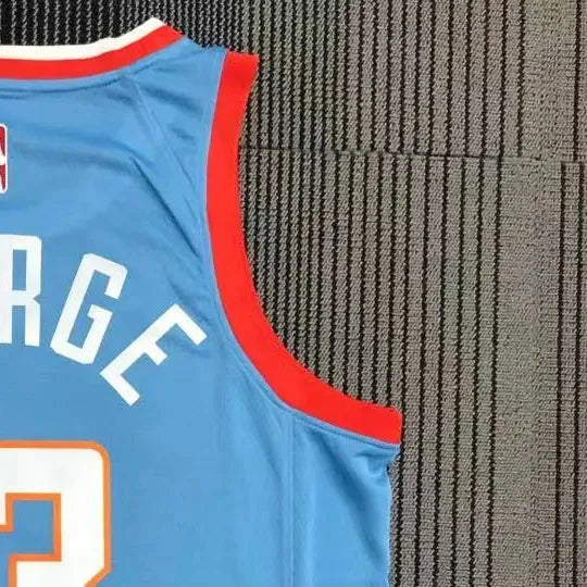 NBA Los Angeles Clippers Round Neck Blue Jersey GEORGE#13 S-XXL