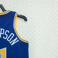 NBA Golden State Warriors Round Neck Blue Jersey THOMPSON#11 S-XXL