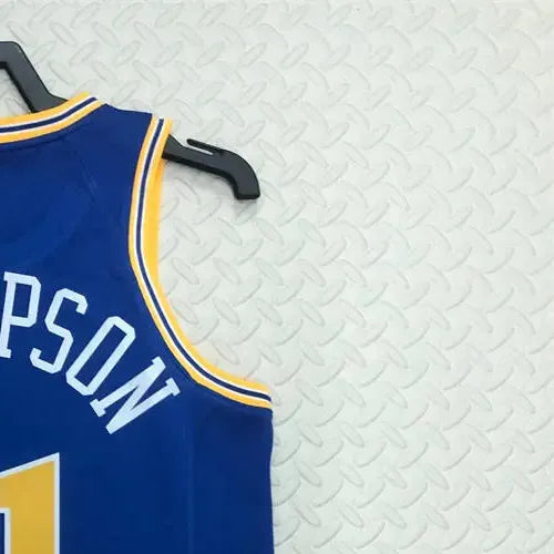 NBA Golden State Warriors Round Neck Blue Jersey THOMPSON#11 S-XXL